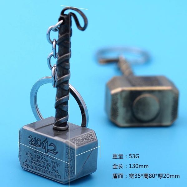 超人钥匙扣蜘蛛侠 美国队长系列钥匙扣 钥匙挂饰产品图