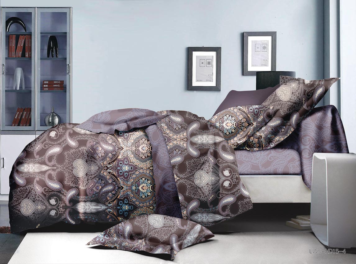 Coral Velvet Four-Piece Sheet And Duvet Set Bedding details Picture