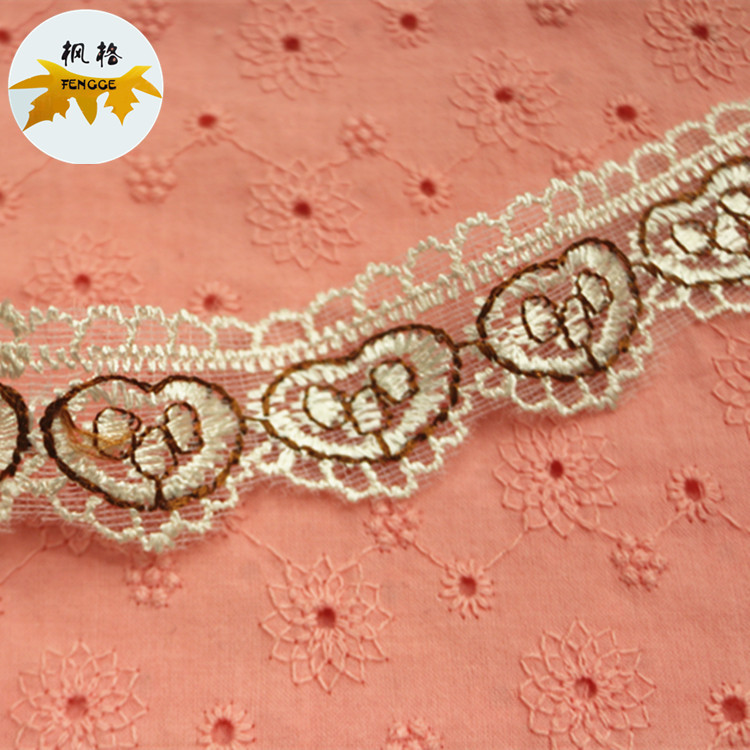 Factory direct sales of water-soluble mesh fabric lace DIY handicrafts details Picture