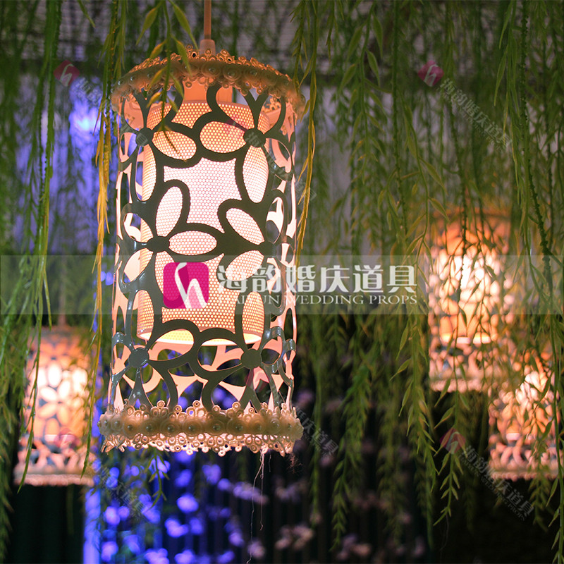 Haiyun wedding props, wedding decoration and arrangement, welcome area arrangement, 10 chandeliers, No. 6 chandeliers details Picture