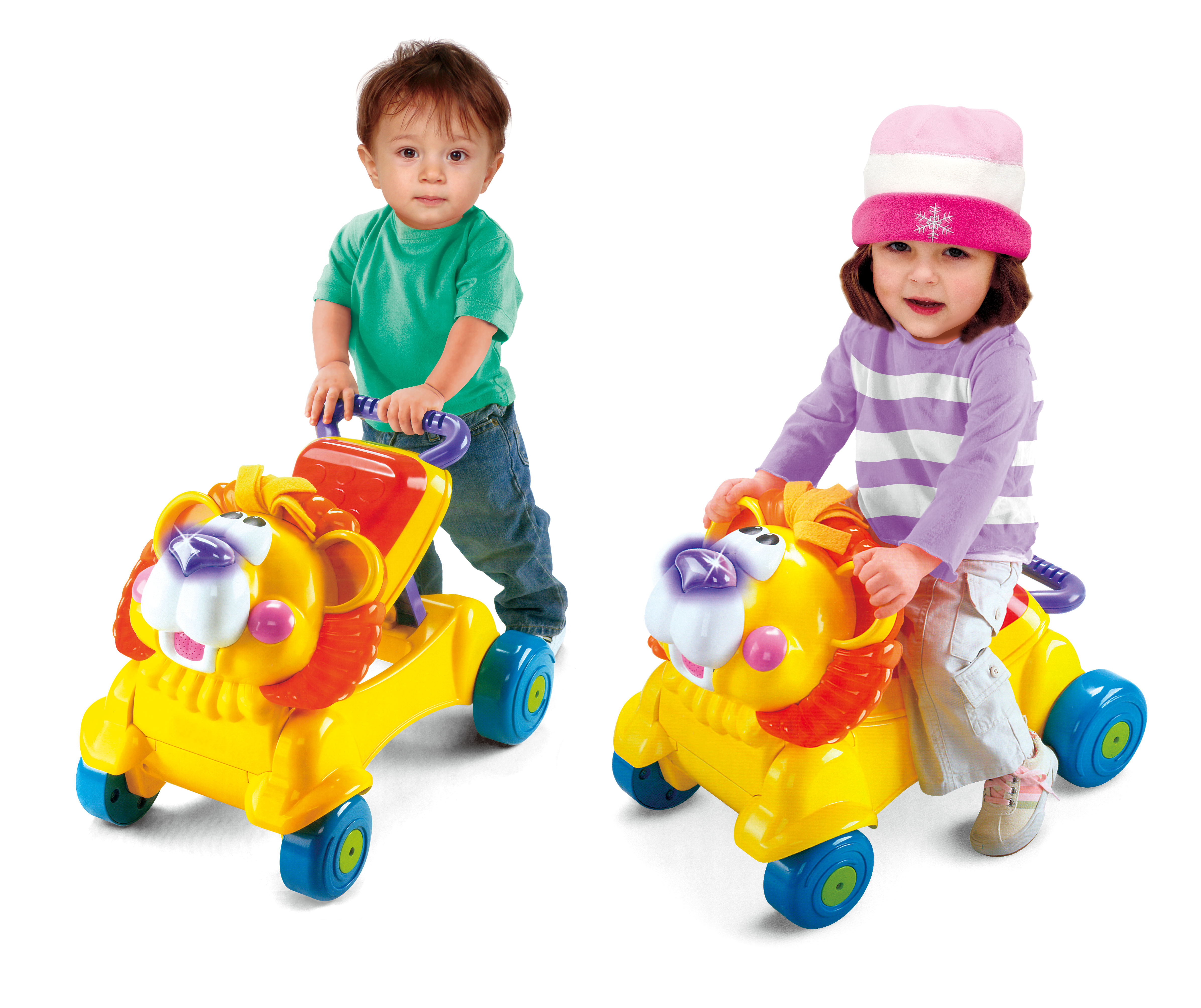 Baby walker push lion two-in-one multi-functional walking walker