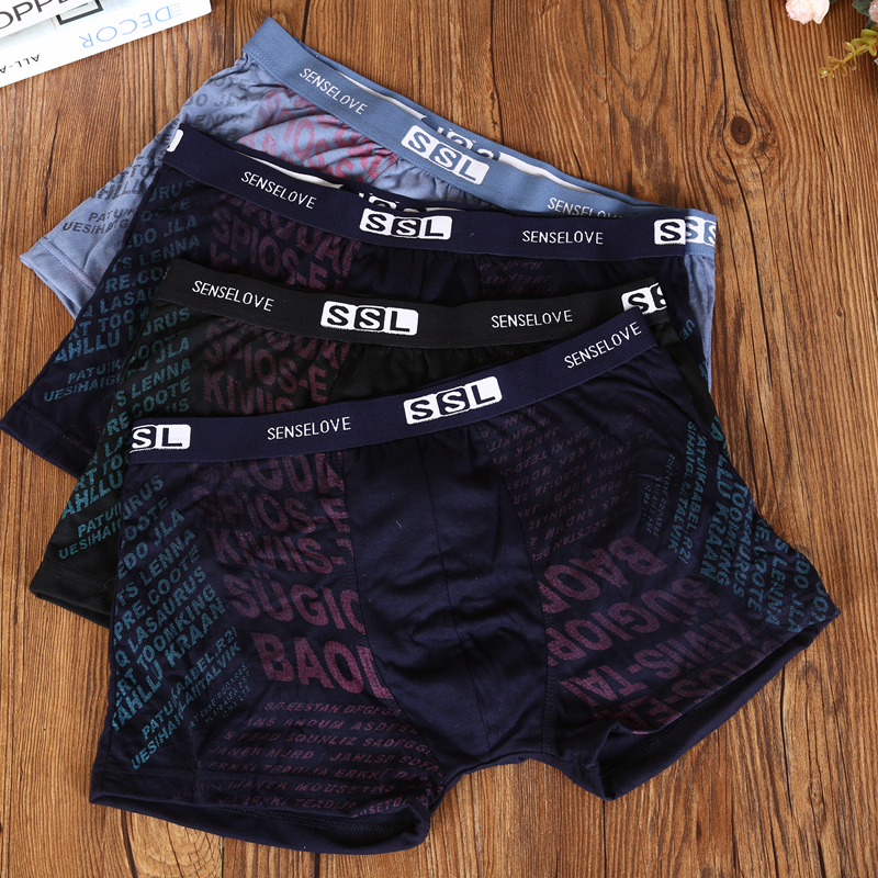 Shensley Men Cotton Boxers Boxers Multi-Color Option