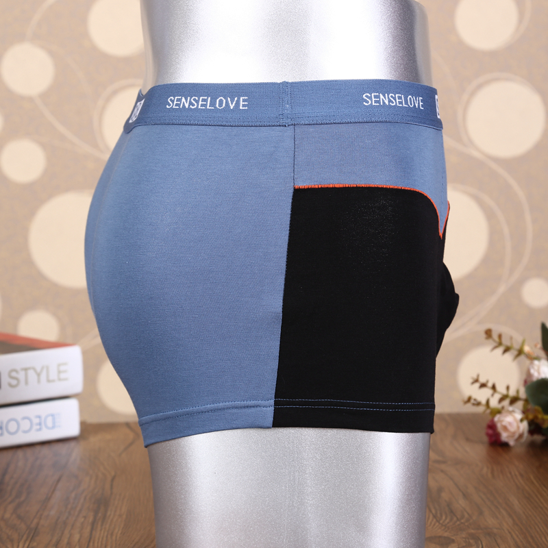 Shansly Men's Close-Fitting Elastic Cotton Underwear Boxers Box Set Specification drawing