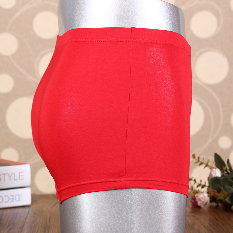 Gentleman's Bright Red Modal Underwear Boxers 2 Pairs/Box Specification drawing