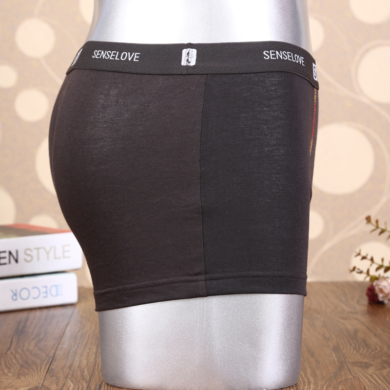 Shensley Men Cotton Underwear Boxers 2 Pairs/Box Multi-Color Optional Specification drawing