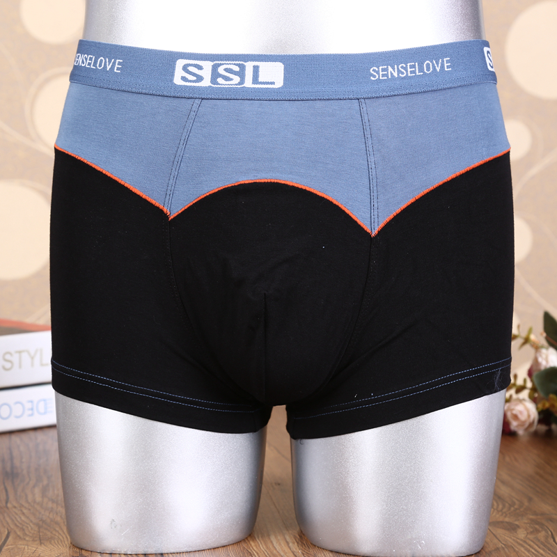 Shansly Men's Close-Fitting Elastic Cotton Underwear Boxers Box Set details Picture