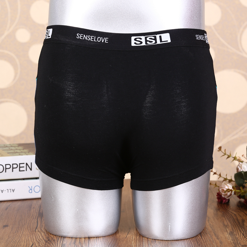 Shensley Men Elastic Cotton Underwear Boxers Box 2 Pairs/Box Application Scenario