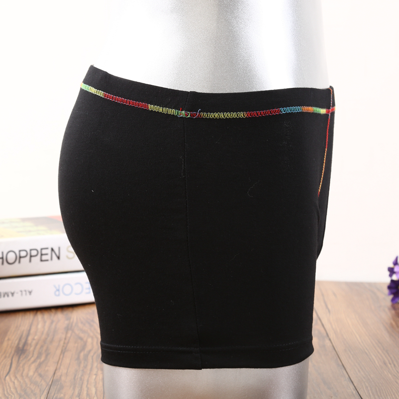 绅斯莱男士简约舒适纯棉内裤四角平角裤 盒装细节图