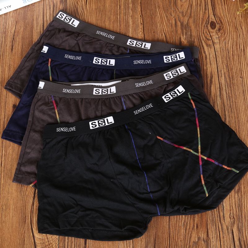 Shensley Men Cotton Boxers Boxers Multi-Color Option