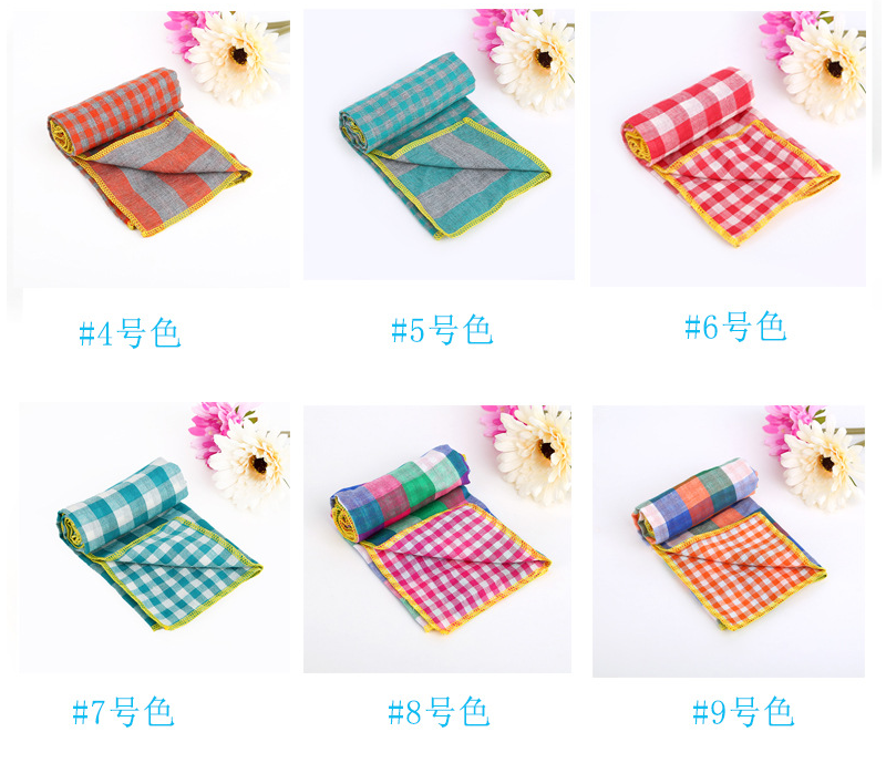 Baby Products Baby Children's Four Square Towel Saliva Towel Pure Cotton Triangle Towel Waterproof Bib Bib Specification drawing