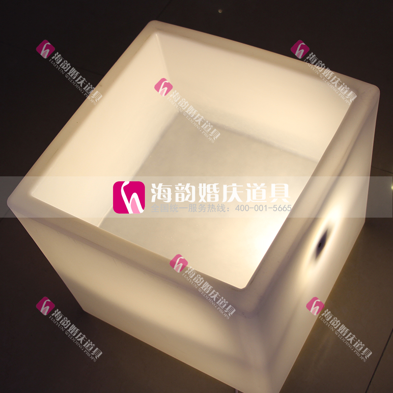 海韵婚庆道具 结婚发光柜子装饰摆件 婚礼布置 光立方细节图