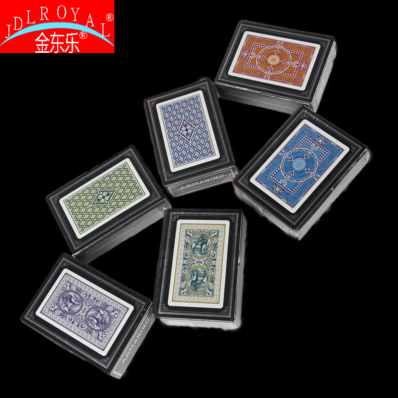 Imported plastic poker Italy original imported plastic frosted poker manufacturers direct sales