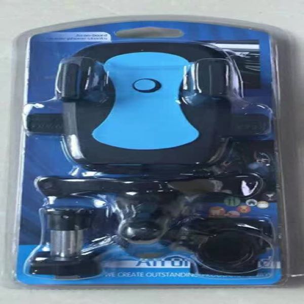 汽车出风口手机架 自动锁便捷手机架 吸塑包装热销款