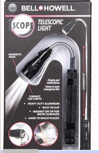 Bell Hwell LightTV يمكن تمرير مصباح يدوي مشوه للم
