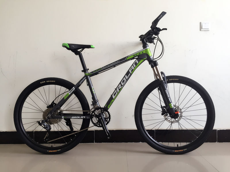 山地自行车实物图