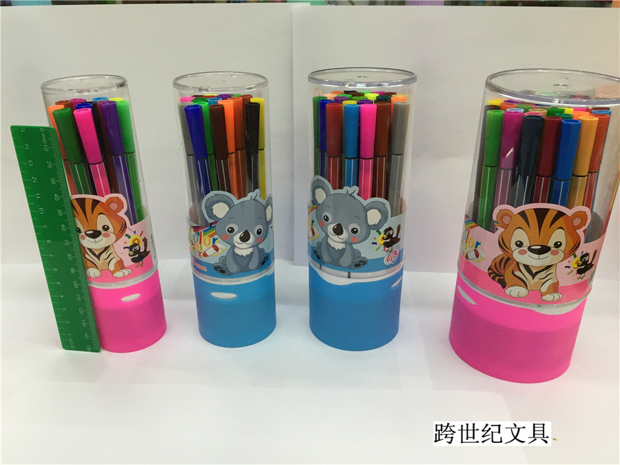 水笔 彩笔 厂家直销 桶装 可水洗 水彩笔 画笔 儿童益智 万源1661