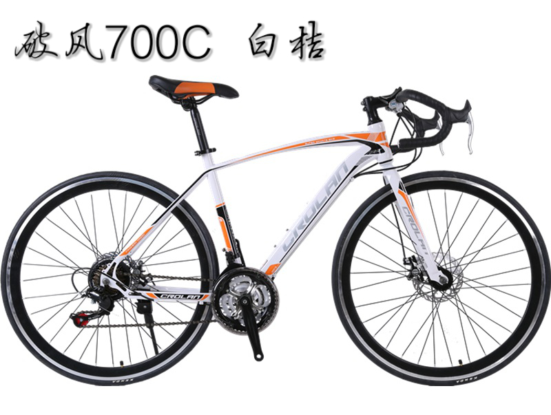 破风公路自行车男女学生21速 变速死飞单车弯把公路车赛车