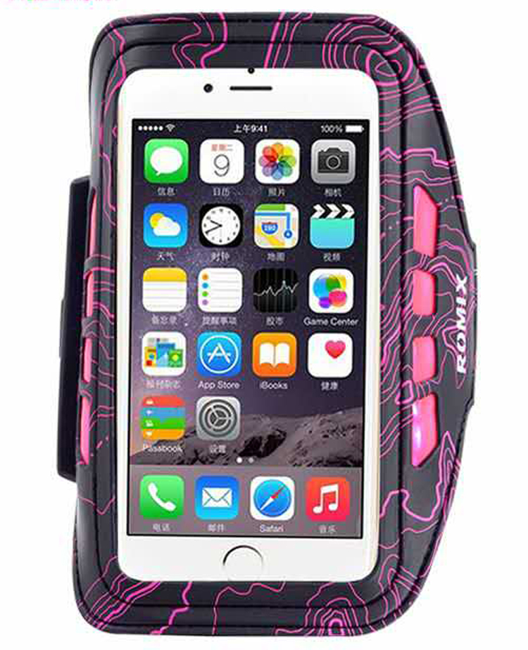 夜跑骑行新款臂带臂包手机包LED亮灯闪烁炫酷安全可开光细节图