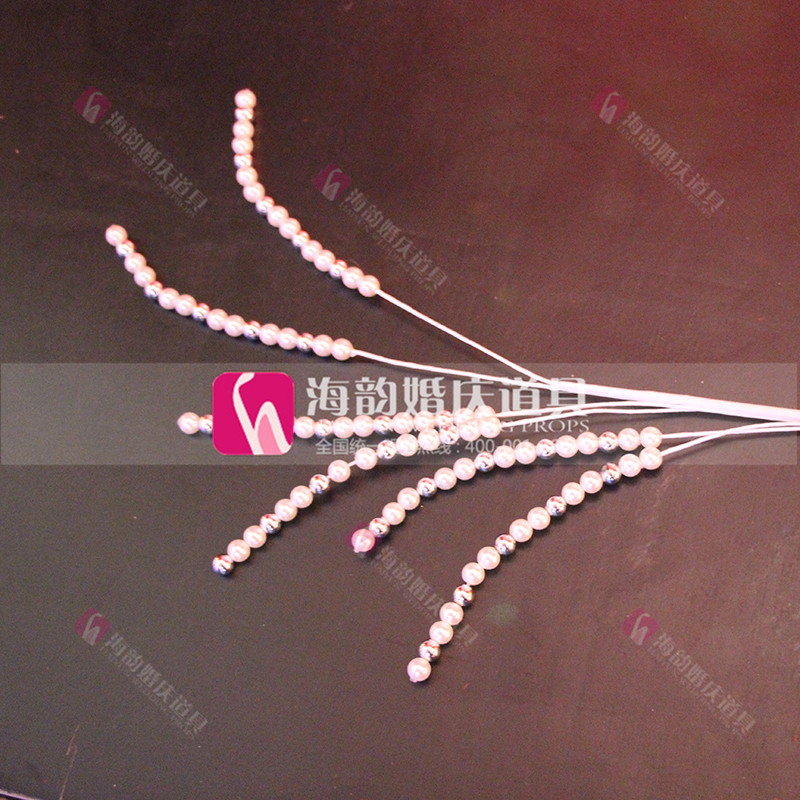 A set of 3-piece iron art vases for the welcoming area stage decoration of Haiyun wedding props Specification image