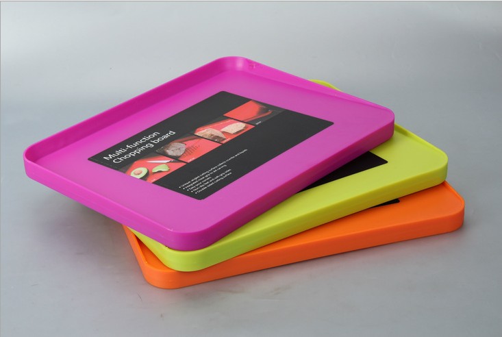 Beveled multifunctional double-sided cutting board Plastic cutting board Plastic cutting board Plastic cutting board