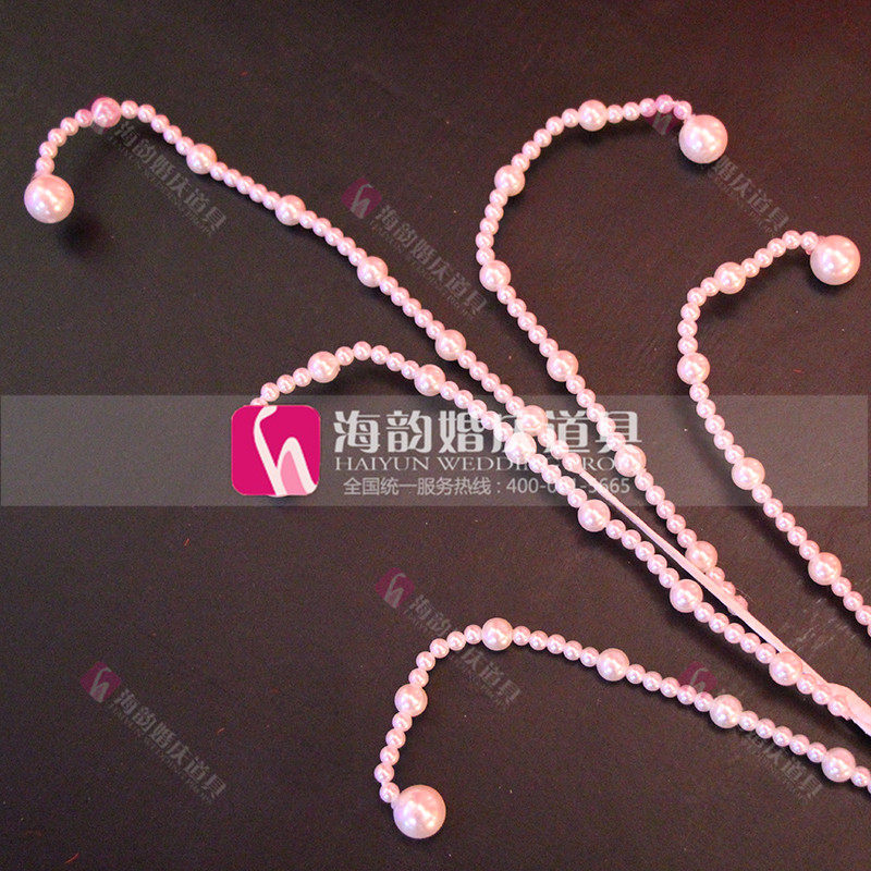 A set of 3-piece iron art vases for the welcoming area stage decoration of Haiyun wedding props