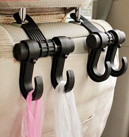 Car hook car inside the car with hook creative double hook automotive supplies automotive supplies