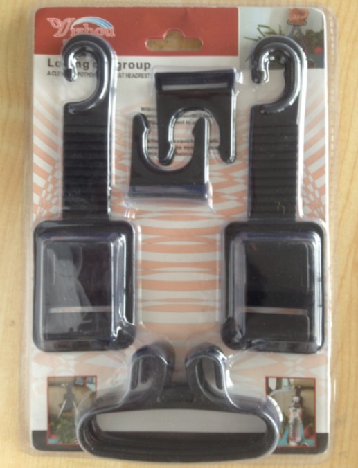 Wholesale car seat hooks, 5-piece set of multi-functional hooks, multi-functional car supplies