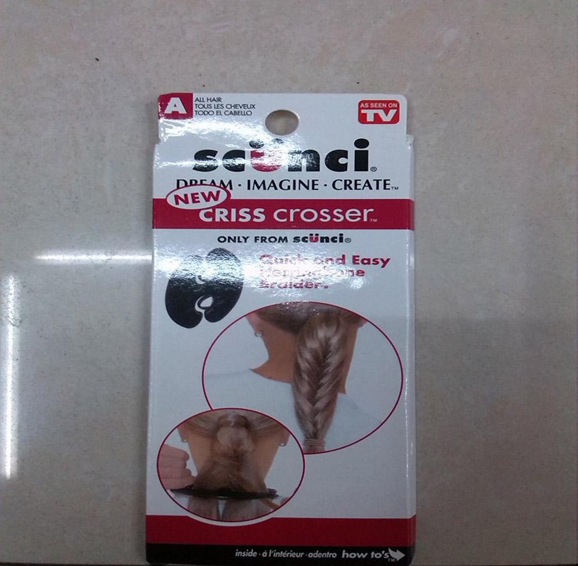 scunci criss编发器 时尚造型盘发器DIY新款创意