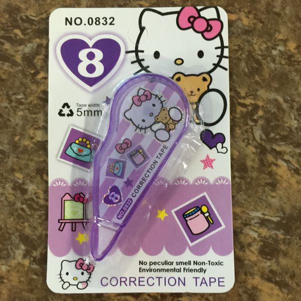 本公司新款修正带的小修正带好可爱的，新老顾客前来关