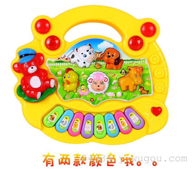 益智玩具农场动物电子琴 动物农场音乐琴 儿童启蒙教育玩具细节图