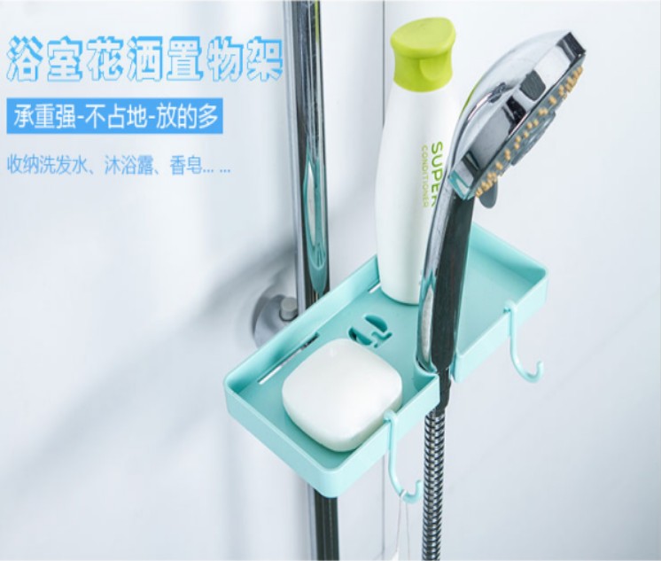 Shower tray SHOPPING Multi-functional bathroom tray tray multiple racks with asphalt racks
