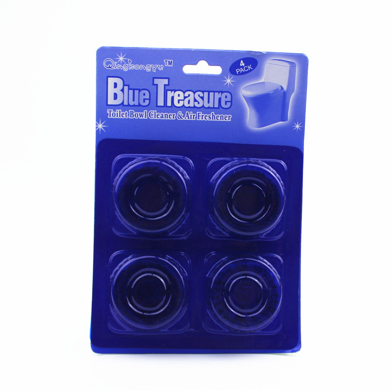 蓝泡泡洁厕灵洁厕宝强力去污垢马桶厕宝清洁除味杀菌批发生产加工细节图