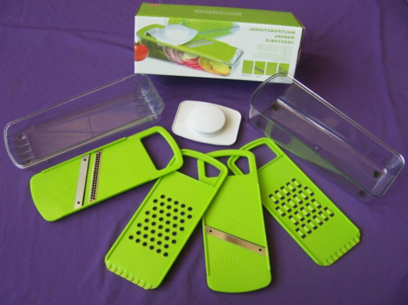 Vegetable cutter TV new vegetable cutter five all shredded strips and chips grind green environmental protection