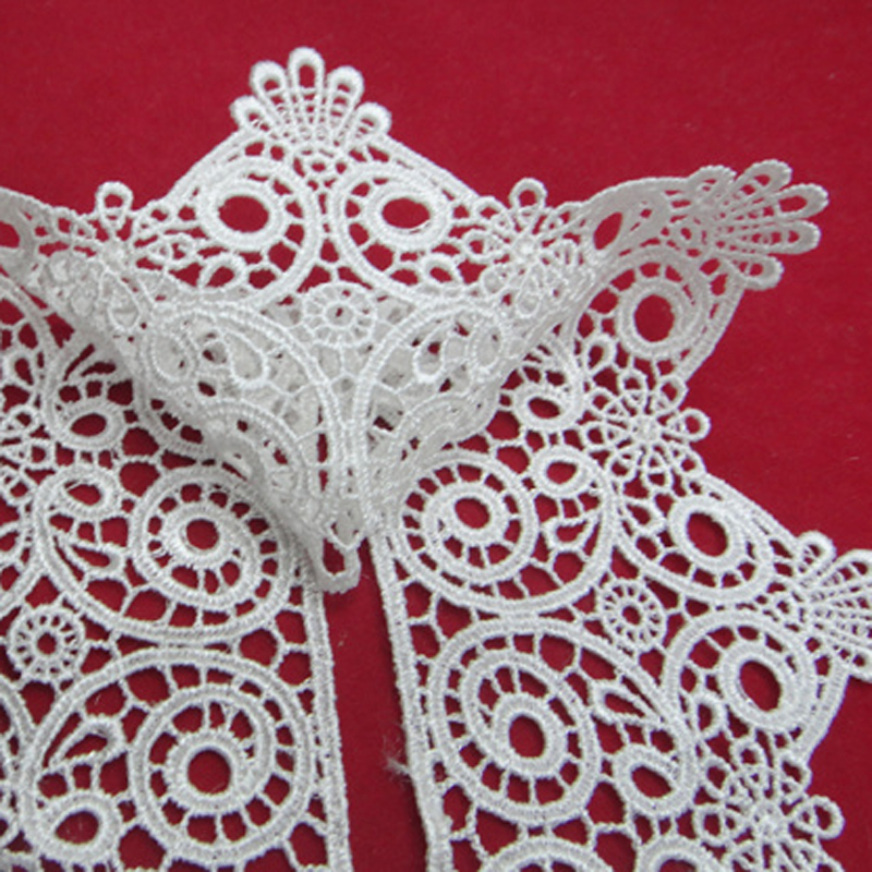 Lace accessories, lace clothing embroidery, water-soluble barcode polyester