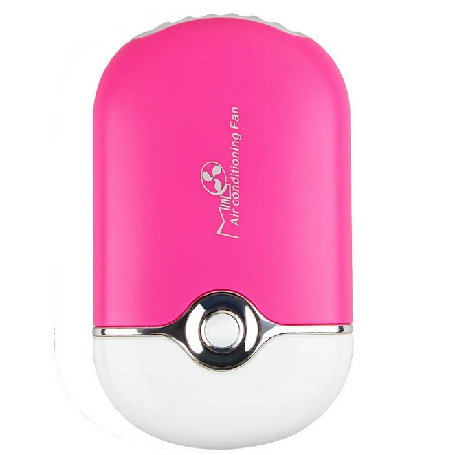Mini air conditioner fan USB Mini charging fan Summer outdoor handheld pocket portable fan