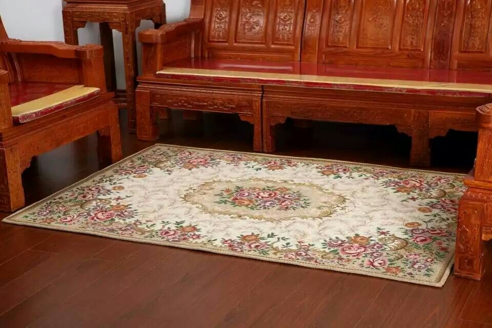 多尼尔地毯 长方形地垫 兰色地毯 沙发地毯 卫生间门口垫详情图4