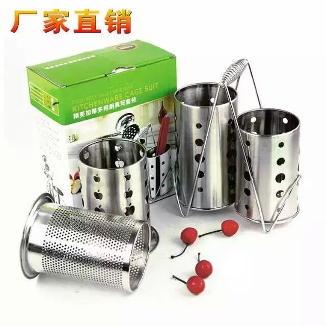 不锈钢筷子筒，筷子筒: