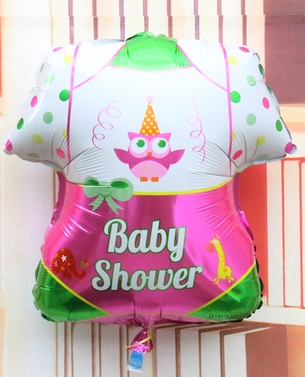 "Show a Hundred Years" baby clothes Party, First birthday celebration decoration aluminum film balloons details Picture