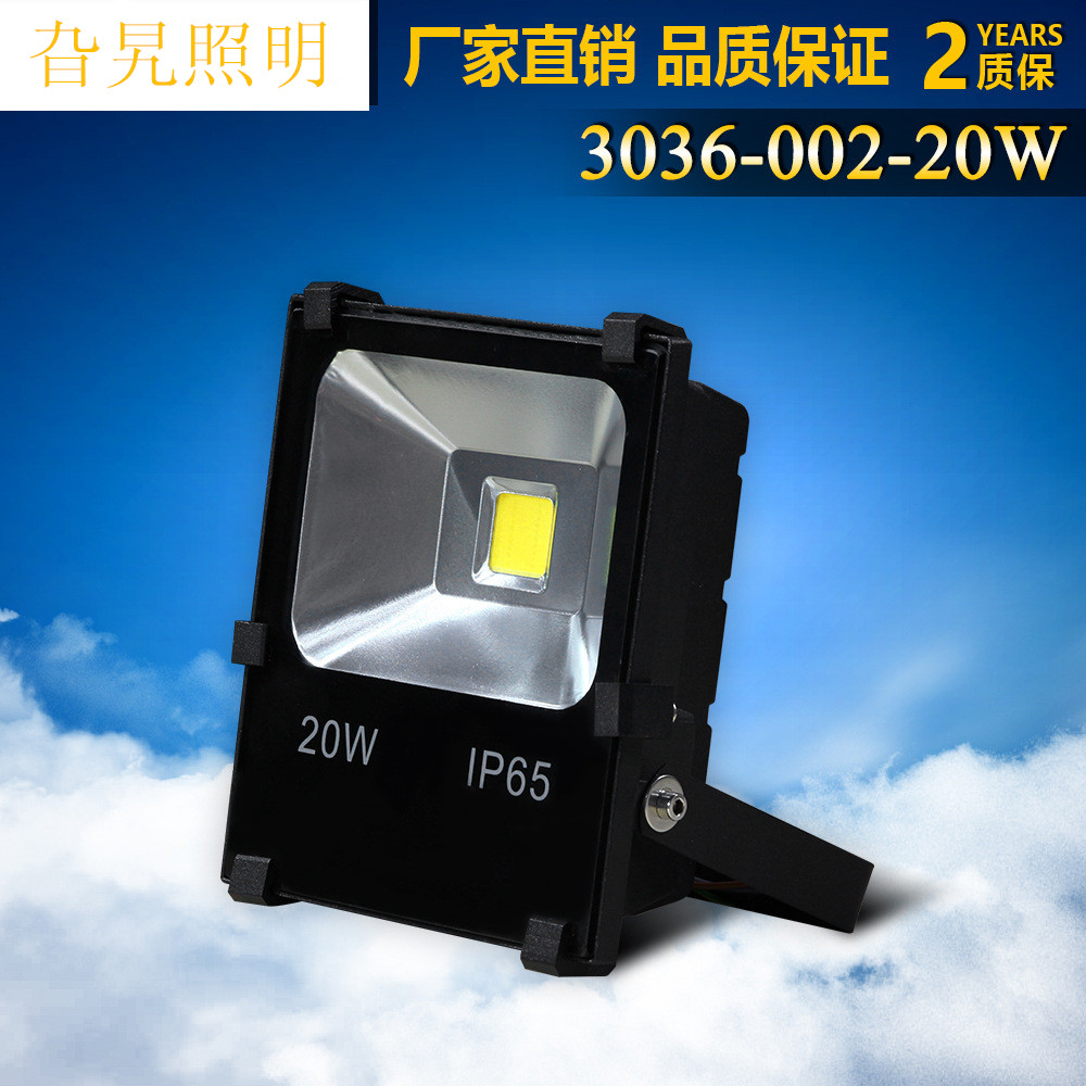 20W projection lamp LED floodlight overfrequency three-shell high-power projection lamp