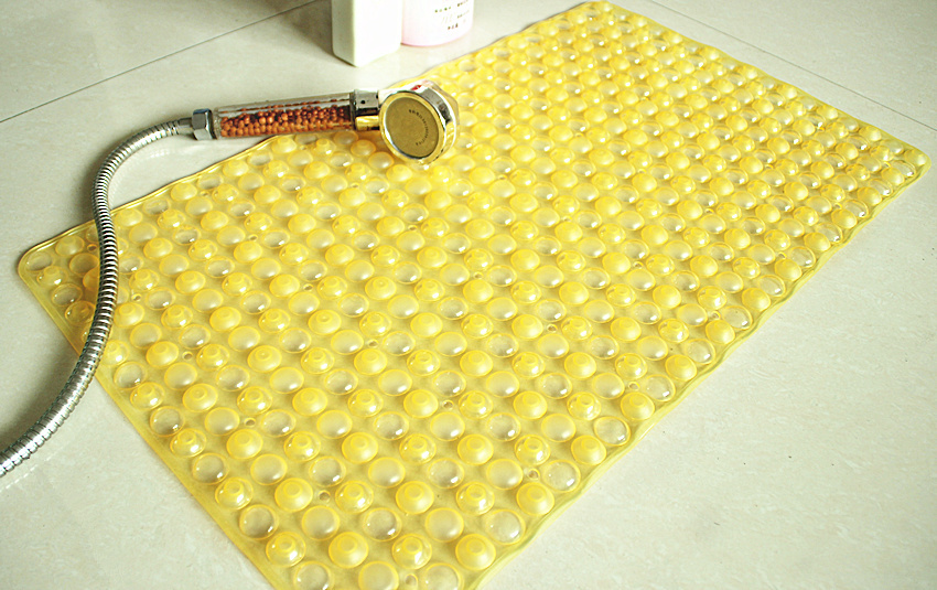 Bathroom Non-Slip Rectangular Goldfish Bubble Eco-Friendly Pvc Bathroom Non-Slip Mat Bathroom Mat Non-Slip Mat details Picture
