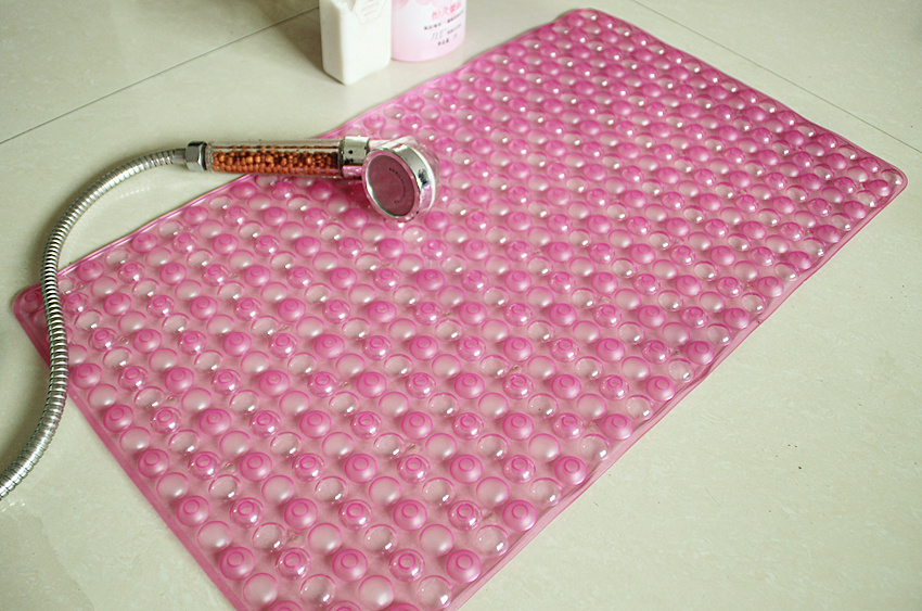 Bathroom Non-Slip Rectangular Goldfish Bubble Eco-Friendly Pvc Bathroom Non-Slip Mat Bathroom Mat Non-Slip Mat Specification drawing