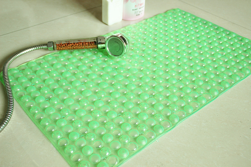Bathroom Non-Slip Rectangular Goldfish Bubble Eco-Friendly Pvc Bathroom Non-Slip Mat Bathroom Mat Non-Slip Mat Application Scenario