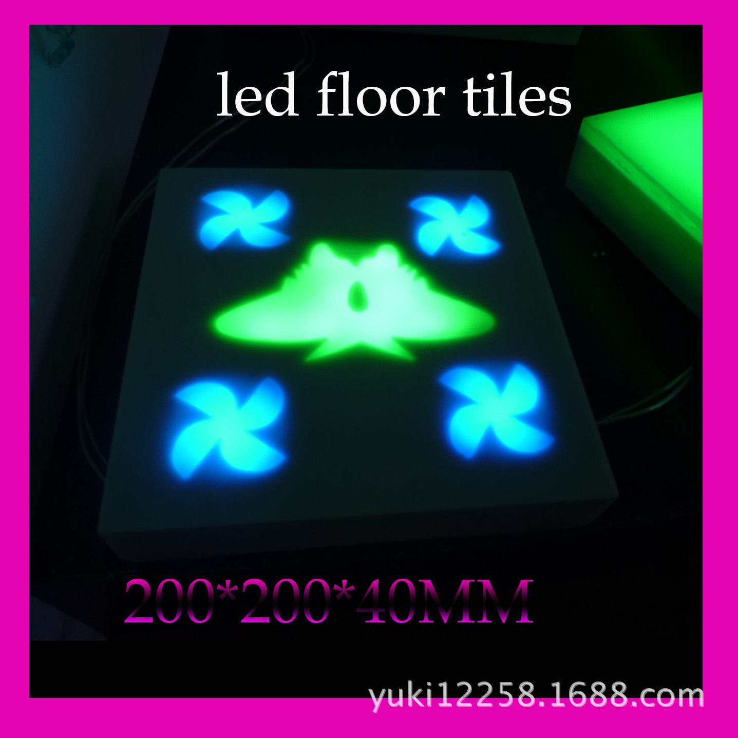 LED luminescent floor tile lamp Stainless steel floor tile lamp marble floor tile lamp