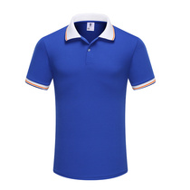 Cotton lapel polo shirt custom work shirt T-shirt advertising shirt custom activity T-shirt printing tooling