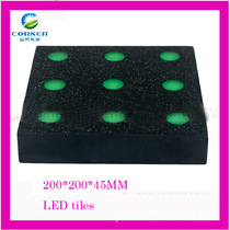 Luminescent floor tile lamp Stainless steel floor tile lamp marble floor tile lamp LED color floor tile lamp