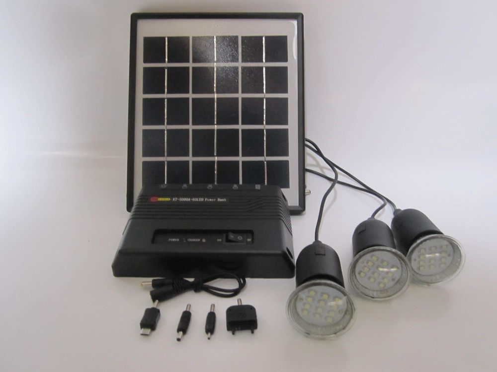 Solar lighting small system solar charging lamp 4 watts