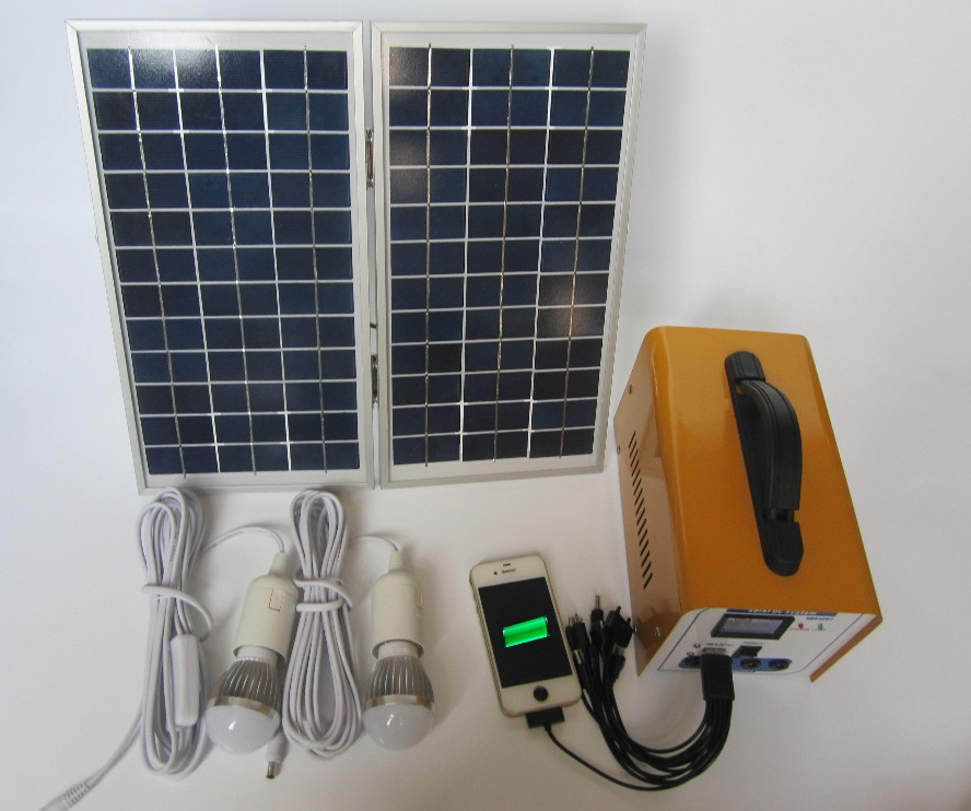 便携式太阳能发电系统家用照明小系统 小型发电机 离网直流产品图