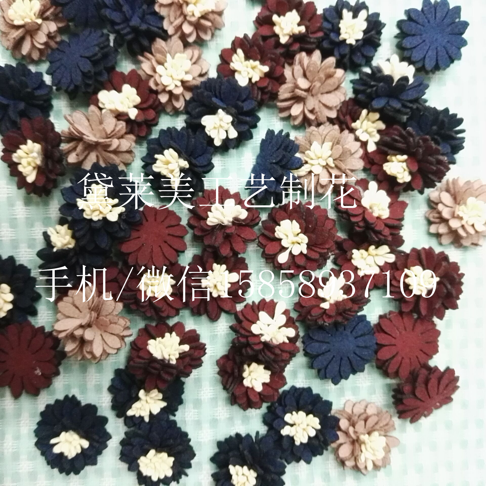 Korean flower, corsage, handmade flower, bowknot, heirloom flower, flower piece thumbnail