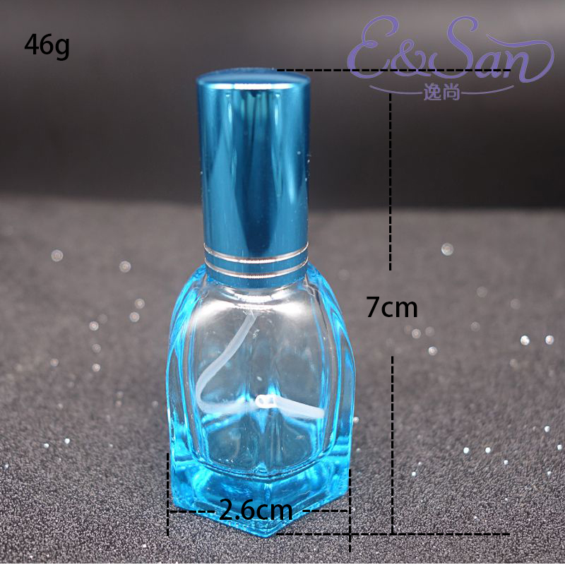 P53-15ML小彩瓶/喷色渐变小香水瓶/玻璃空瓶/喷雾瓶细节图