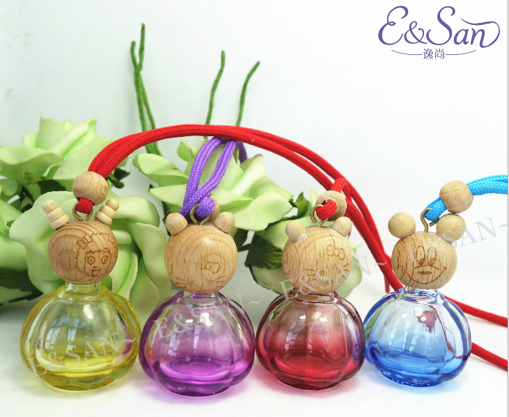 MK17-15ML卡通汽车内饰装饰用品玻璃香水挂饰汽车用品